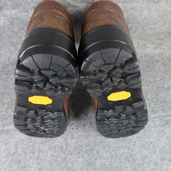 Timberland Shoes Womens 7 Boots Hiking Outdoor Leather Vintage Brown Lace Up Mid - Picture 11 of 16